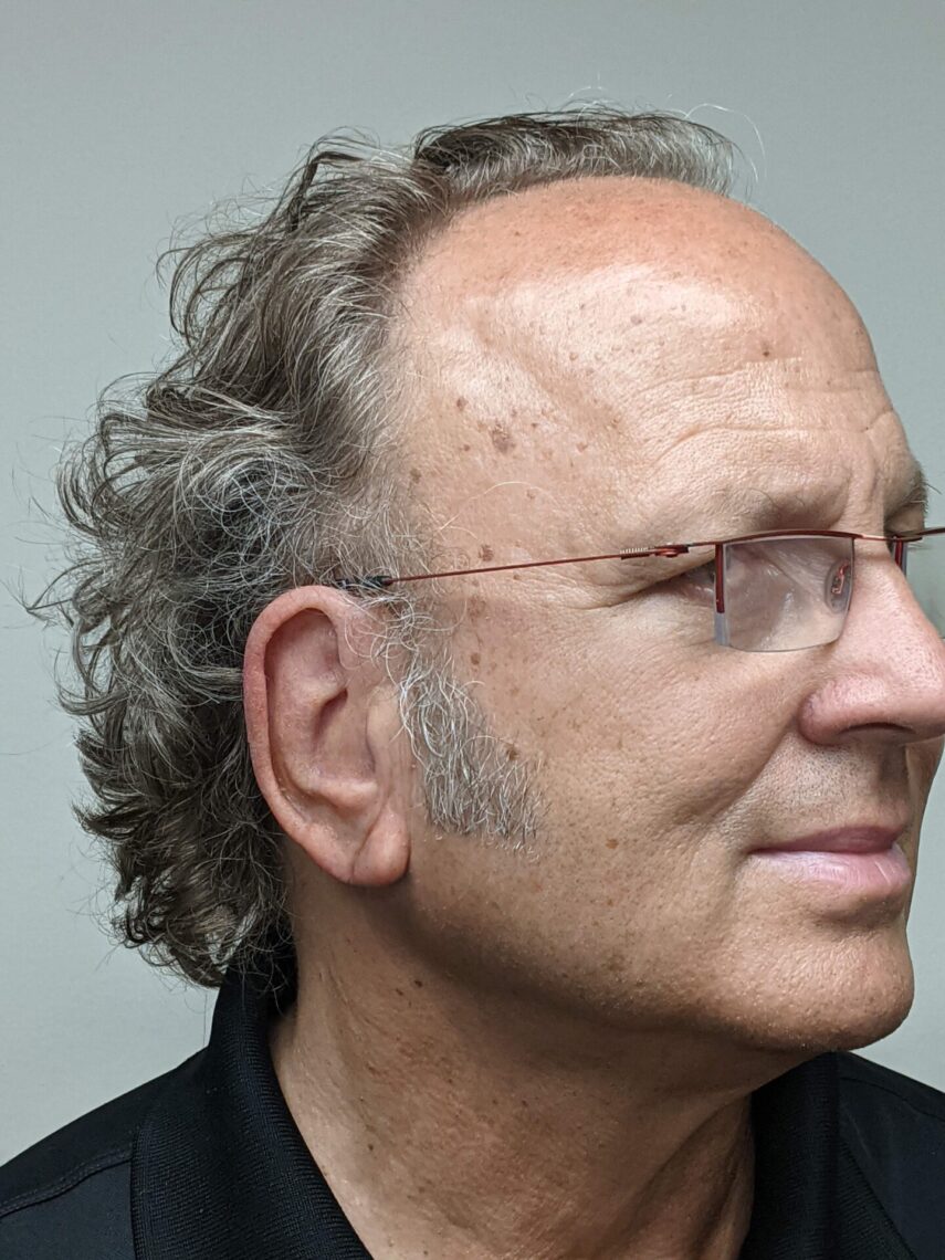 Profile portrait of a man